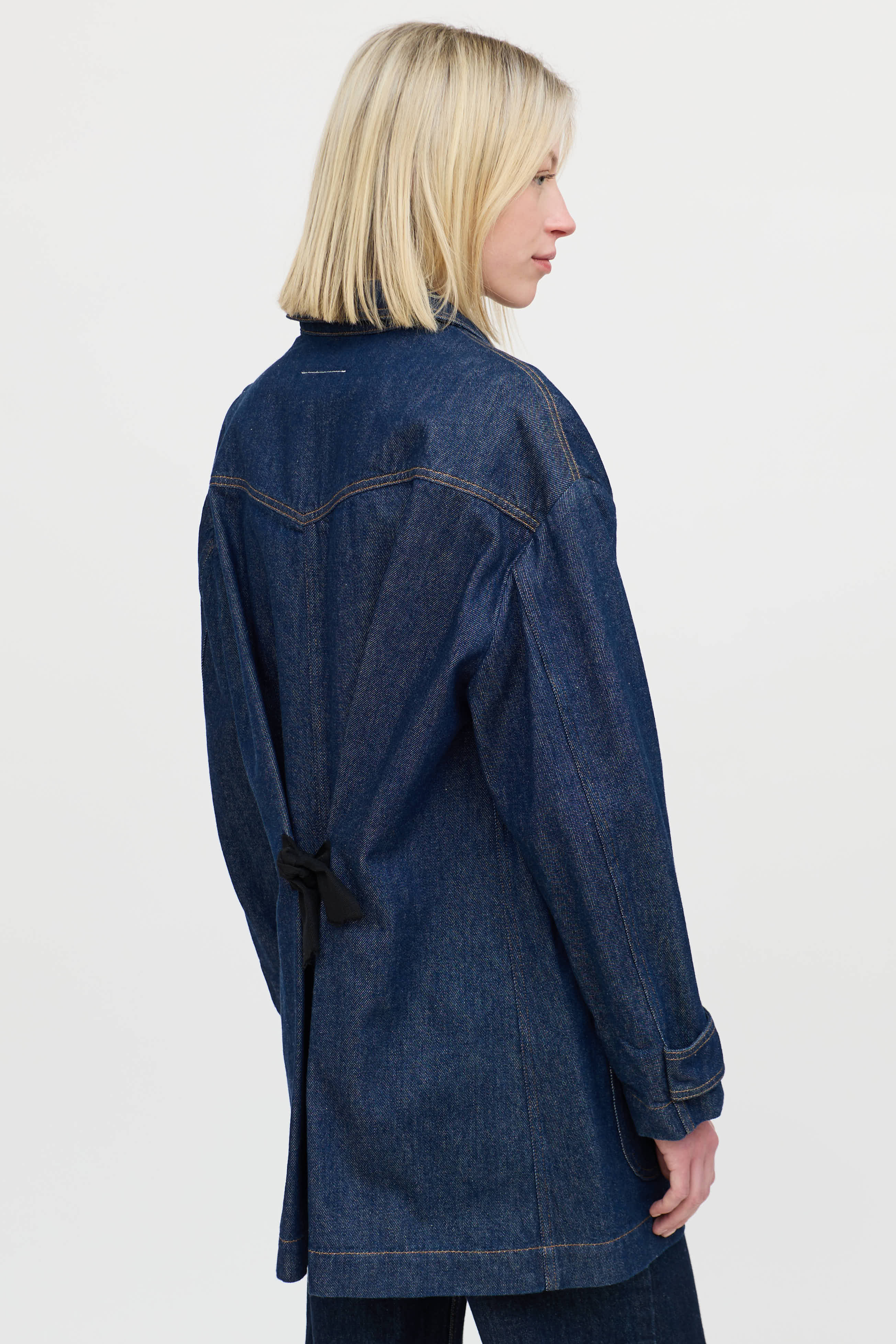 MM6 Maison MargielaDenim Button Up Jacket