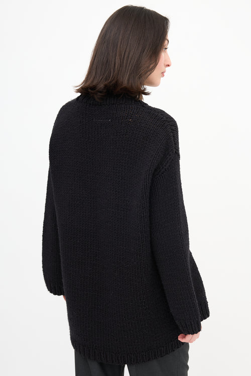 MM6 Maison Margiela Rose Intarsia Sweater