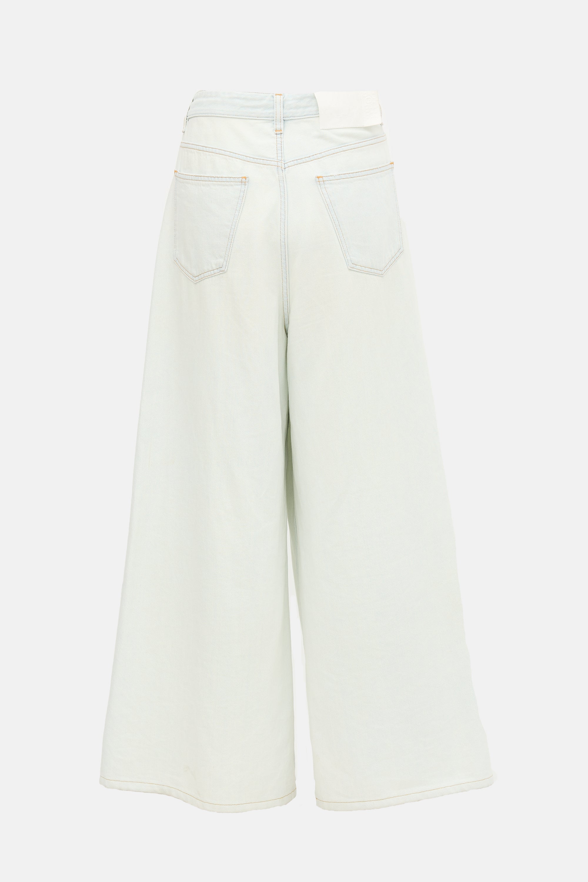 MM6 Maison Margiela Drawstring Wide Leg Jeans