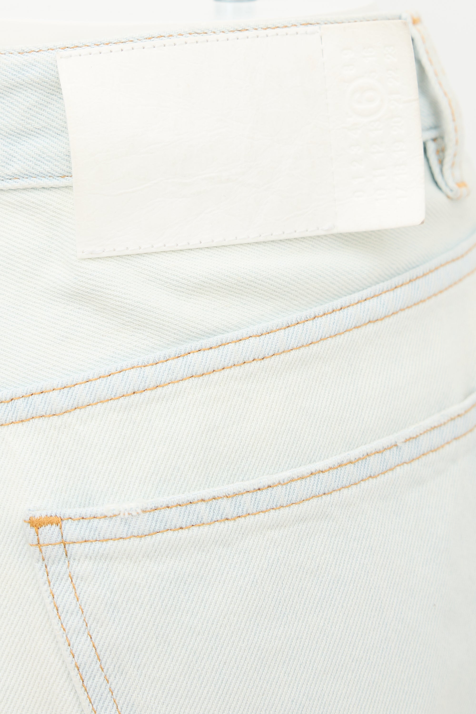 MM6 Maison Margiela Drawstring Wide Leg Jeans