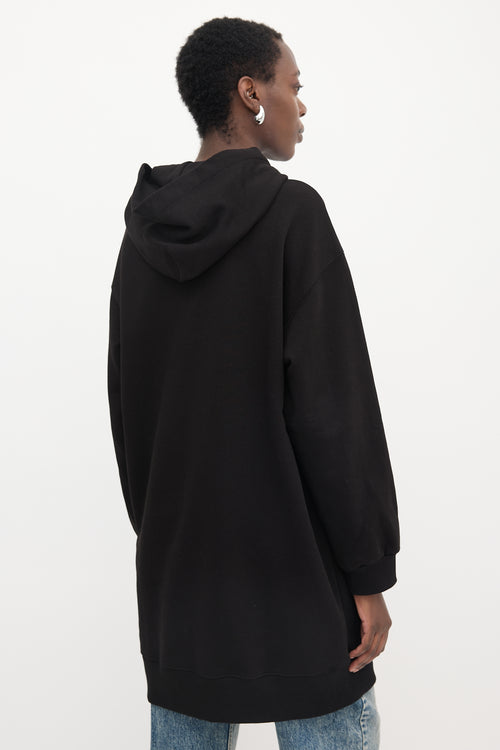 MM6 Maison Margiela Logo Hoodie Dress