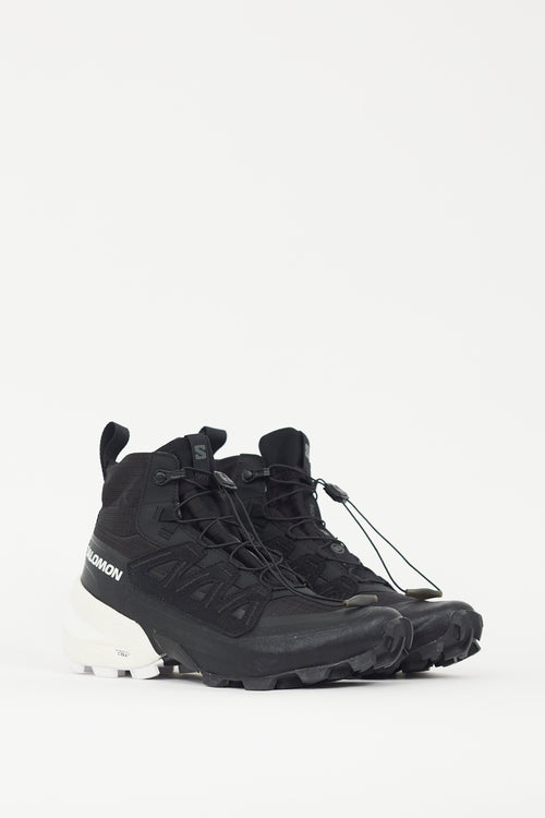 MM6 Maison Margiela X Salomon Black & White Cross High Sneaker