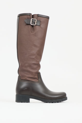 MM6 Maison Margiela Rubber & Canvas Boot