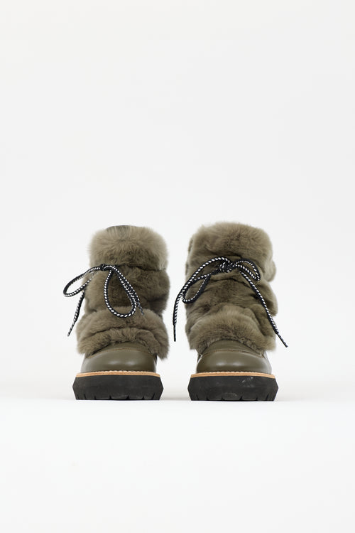 Montelliana Leather & Fur 1965 Boot