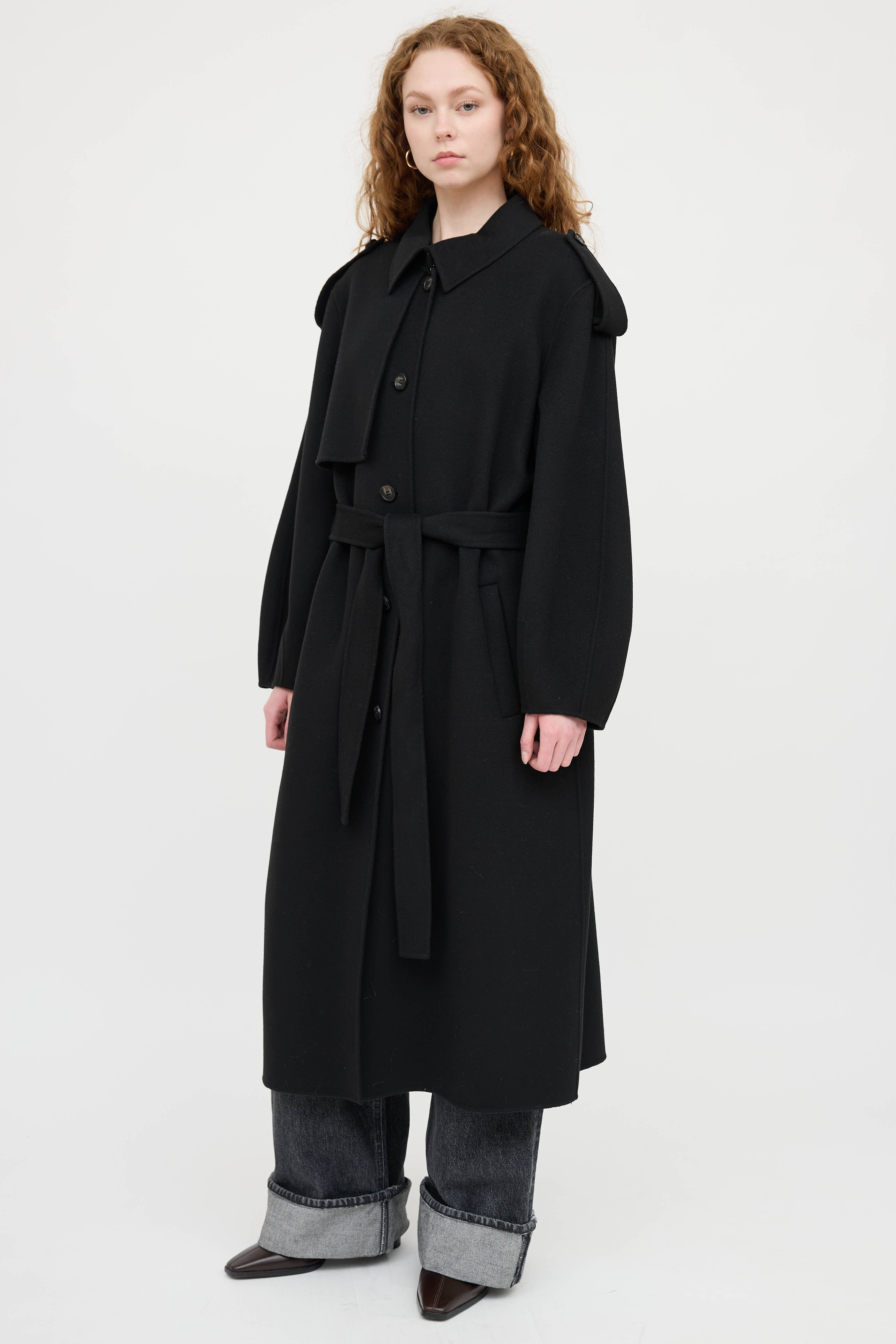 Mackage Wool Aliza Trench Coat