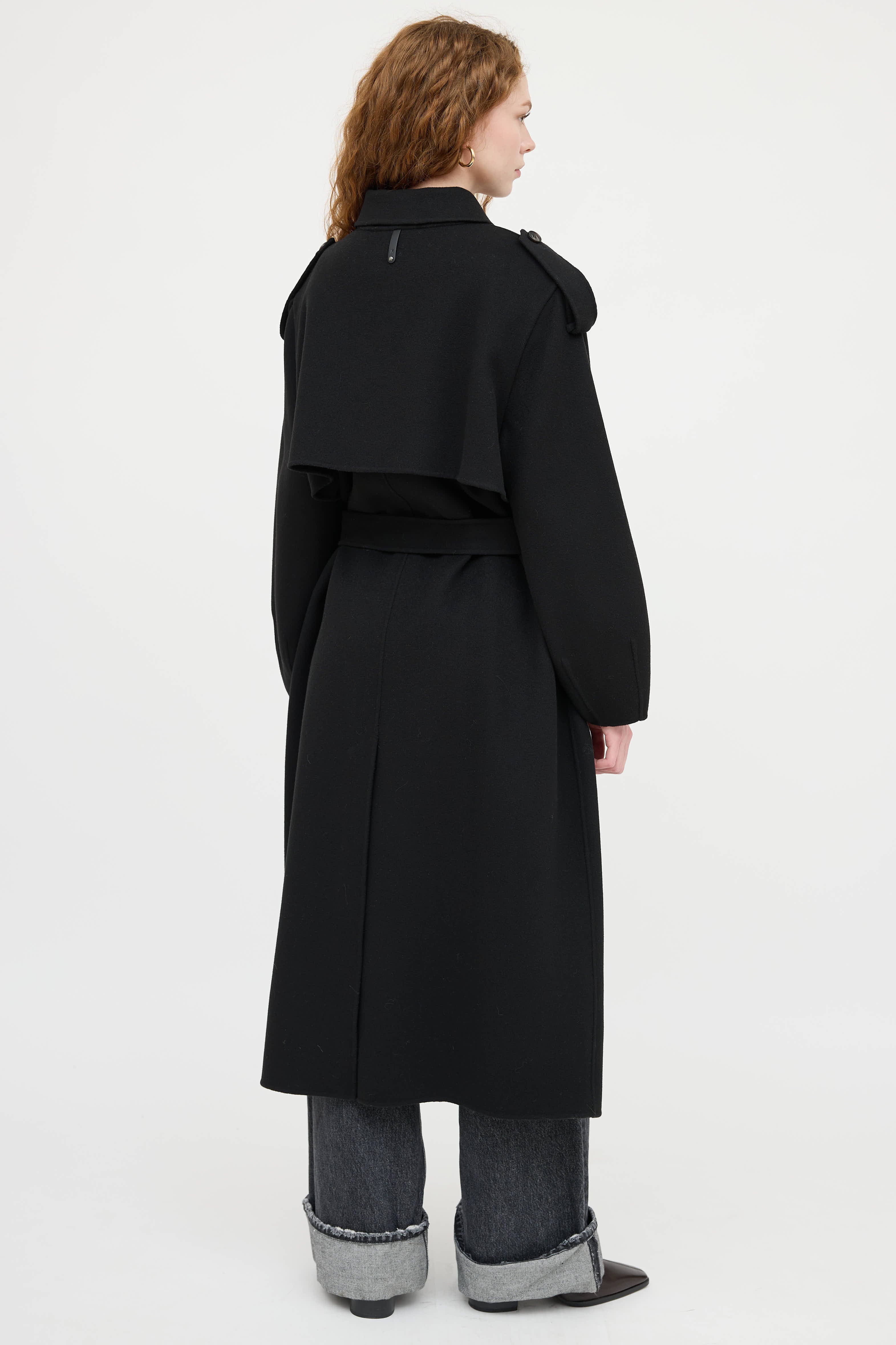 Mackage Wool Aliza Trench Coat