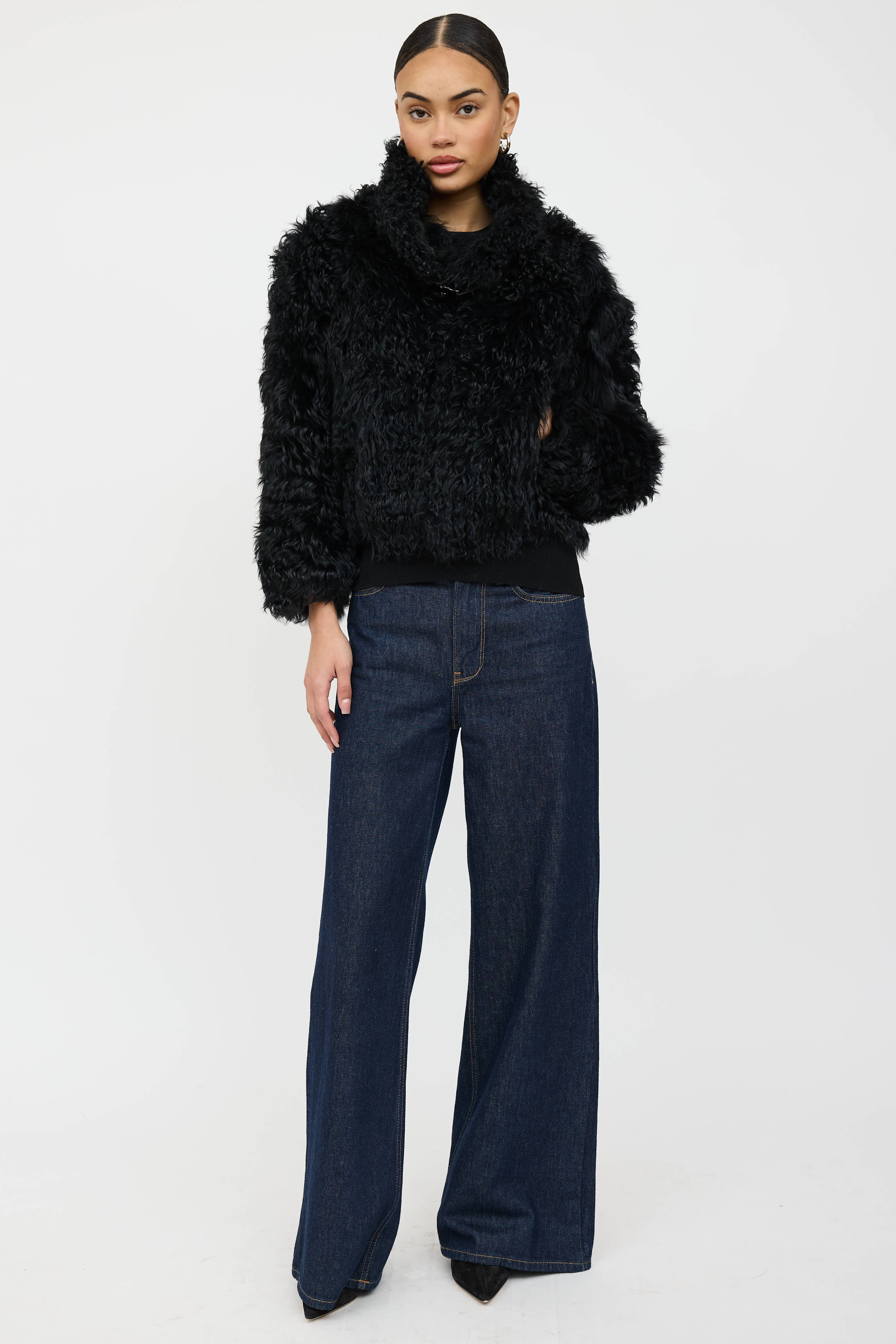Mackage Curly Wool Collared Jacket