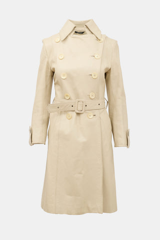 Mackage Leather Trench Coat