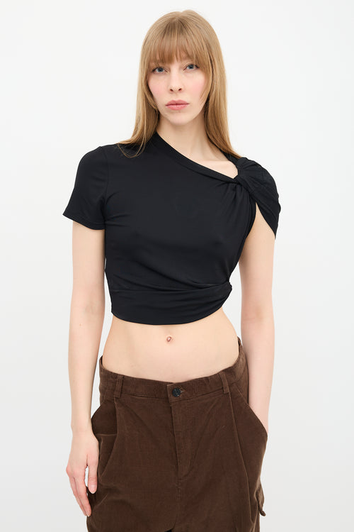 Magda Butrym Asymmetrical Twist T-Shirt