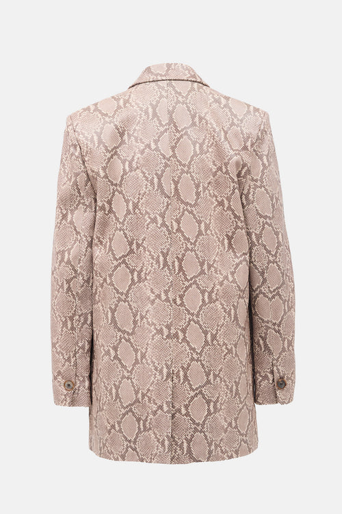 Magda Butrym Embossed Leather Blazer