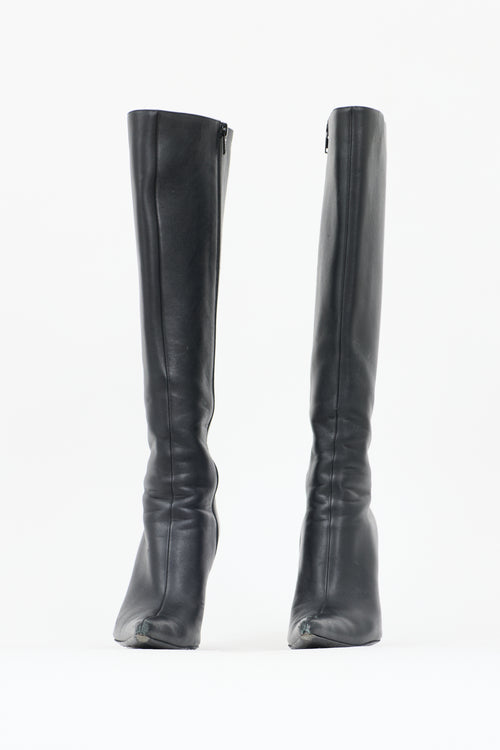 Magda Butrym Leather Knee High Boot