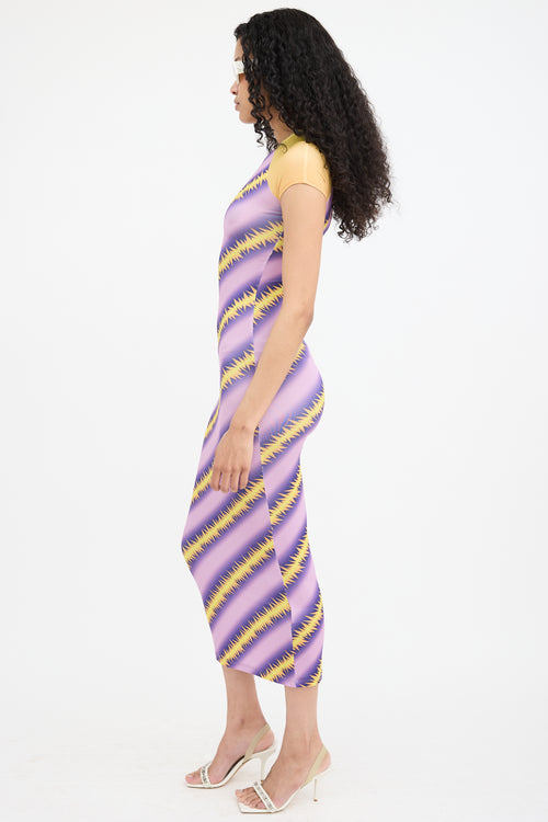 Maisie Wilen Slinky Baseball Printed Dress