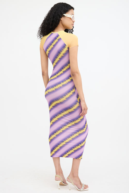 Maisie Wilen Slinky Baseball Printed Dress