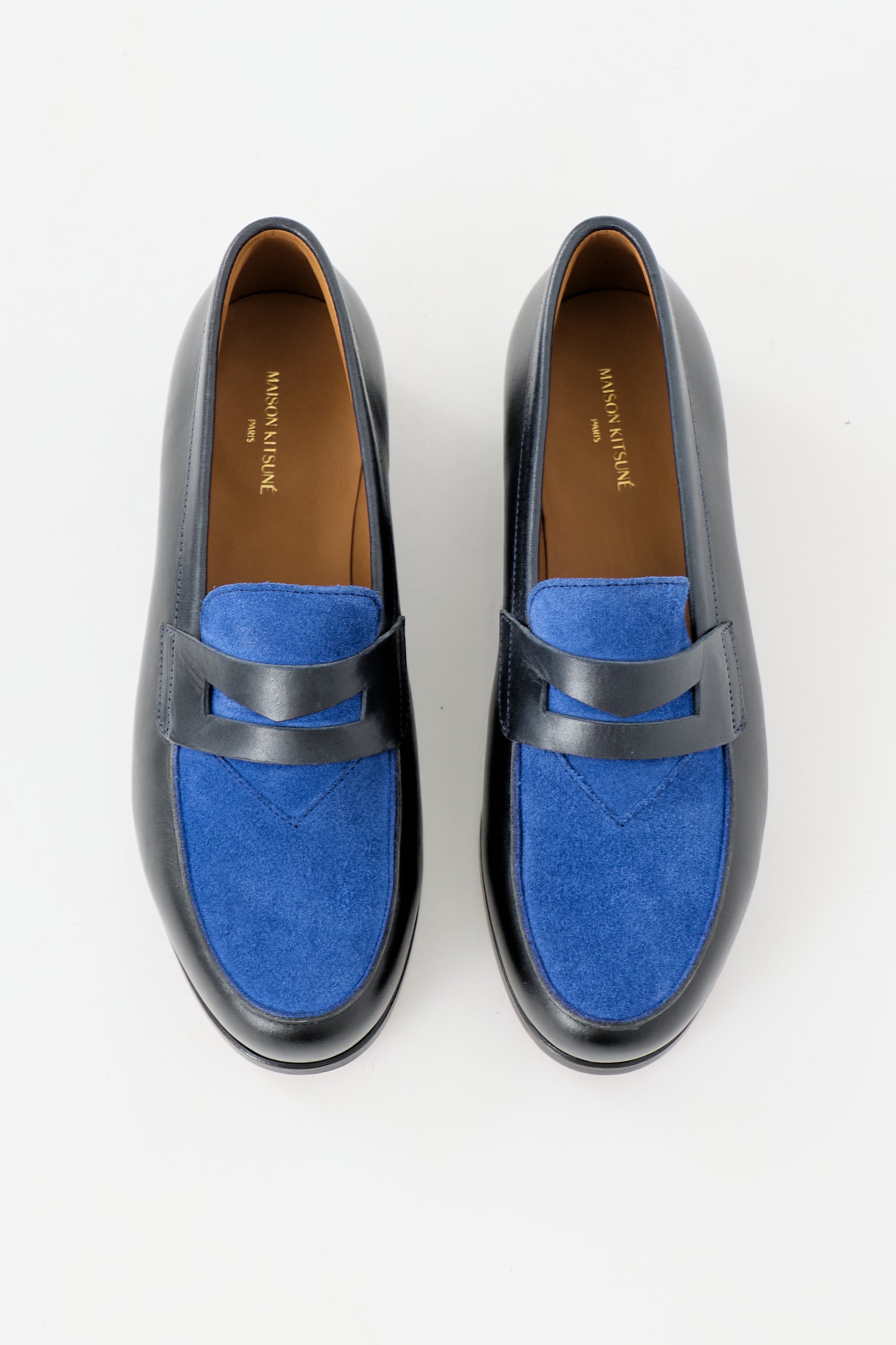 Maison Kitsuné Leather & Suede Loafer