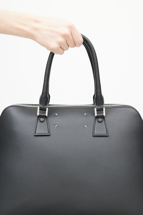 Maison Margiela Black & Multicolour 5AC Messenger Metallic Leather Bag