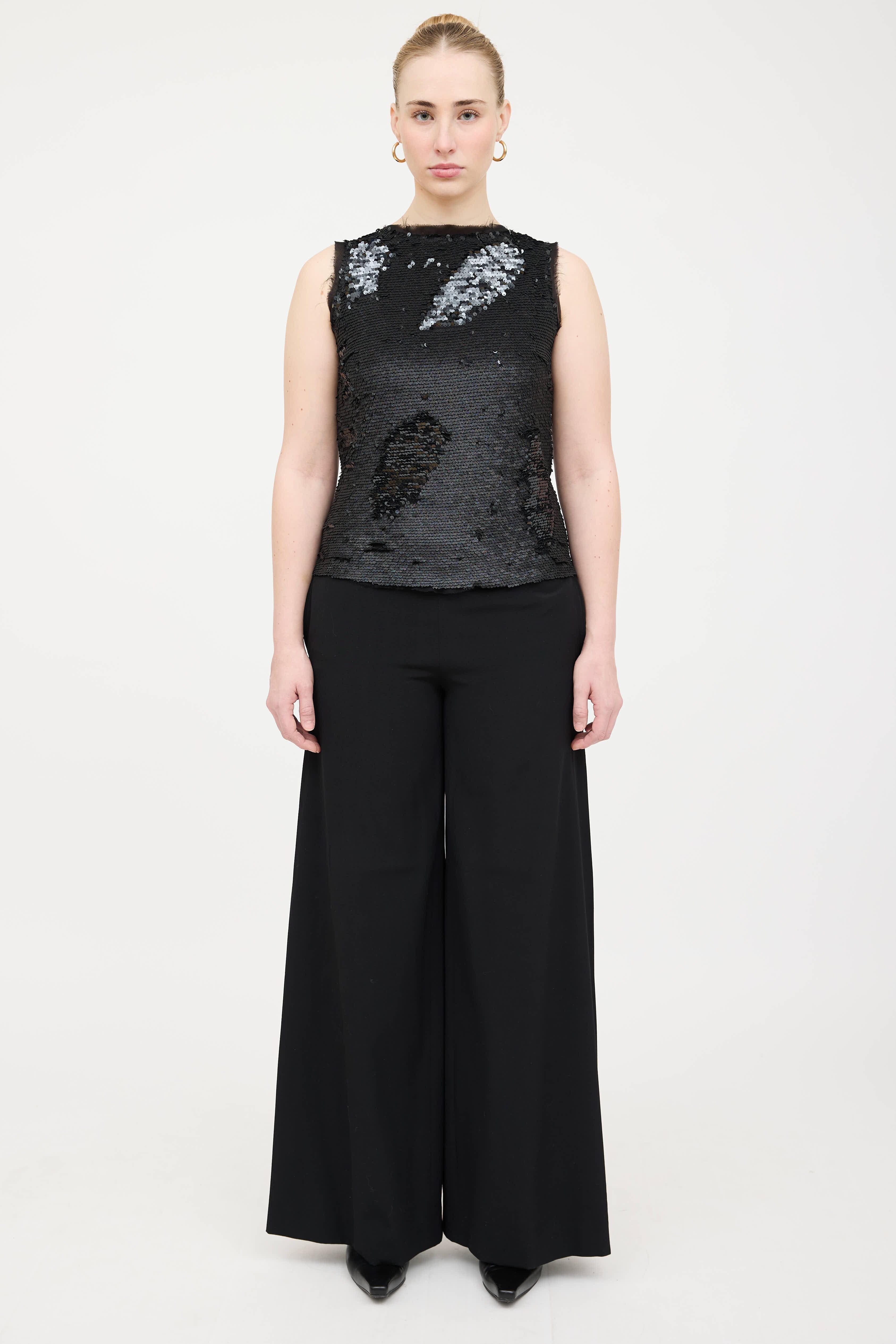 Maison Margiela Sequin Embellished Top