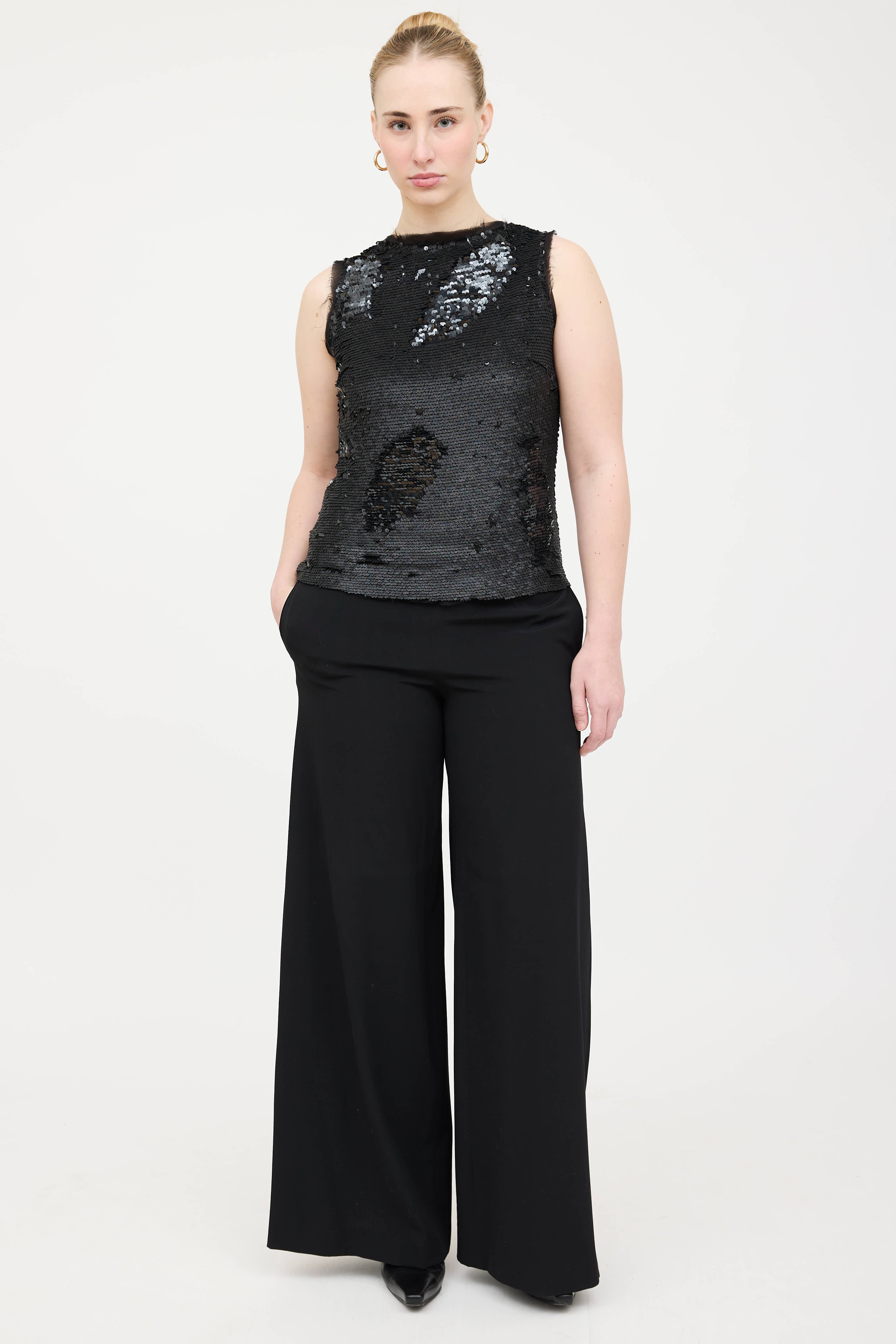 Maison Margiela Sequin Embellished Top