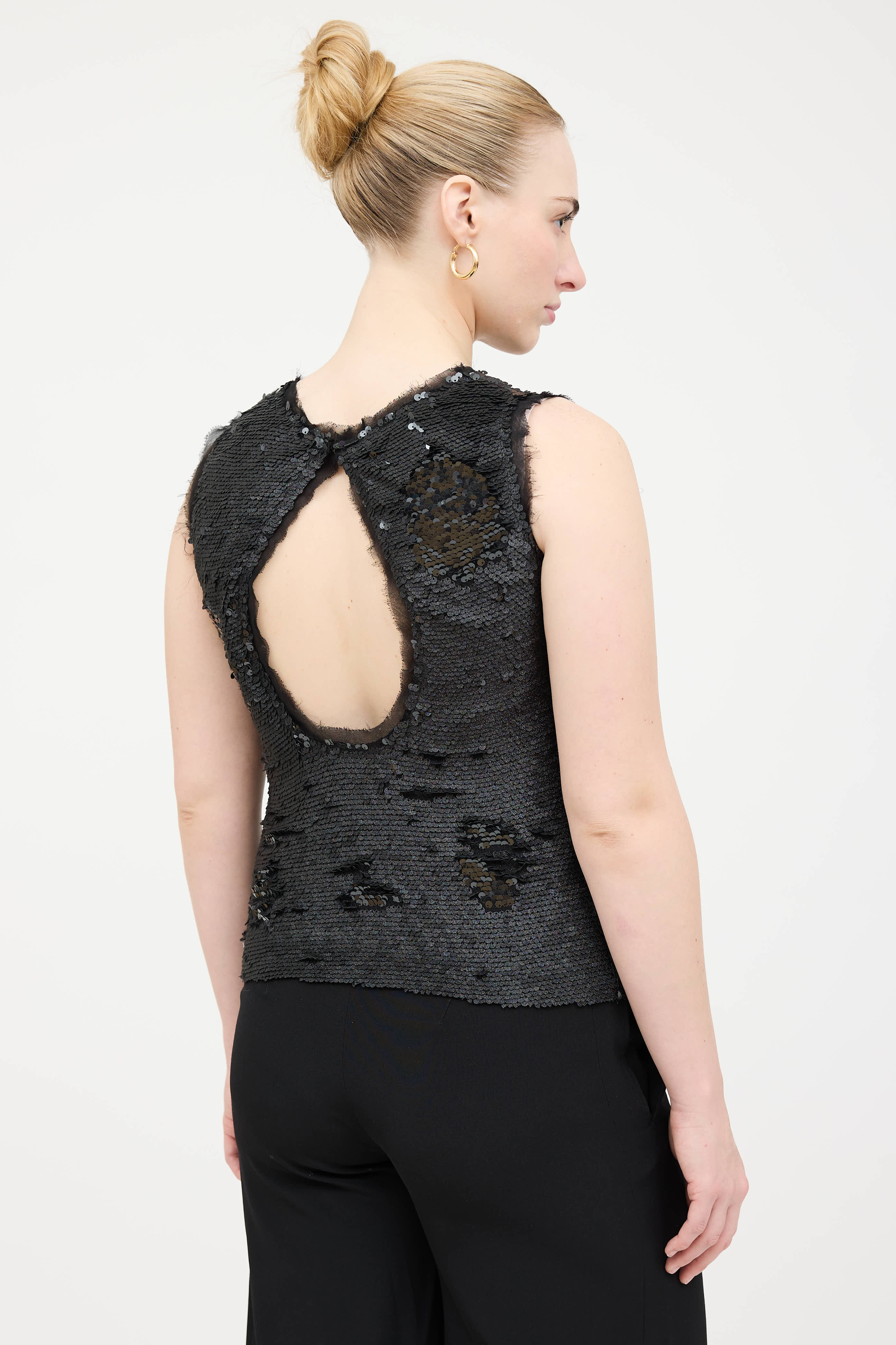 Maison Margiela Sequin Embellished Top