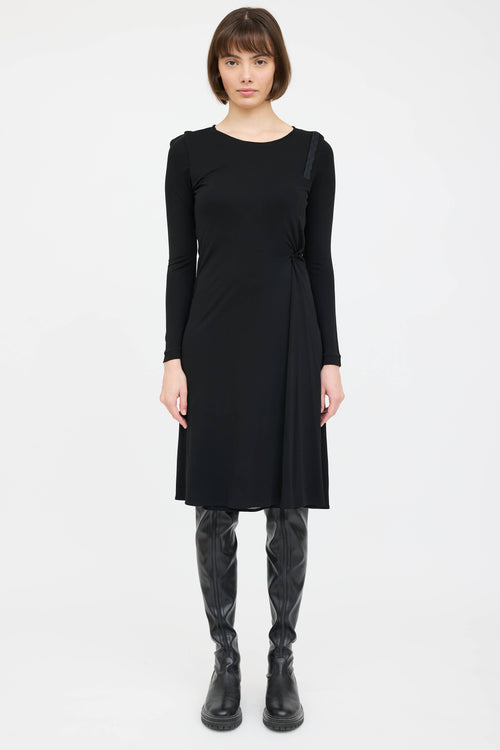 Maison Margiela Gathered Longsleeve Dress