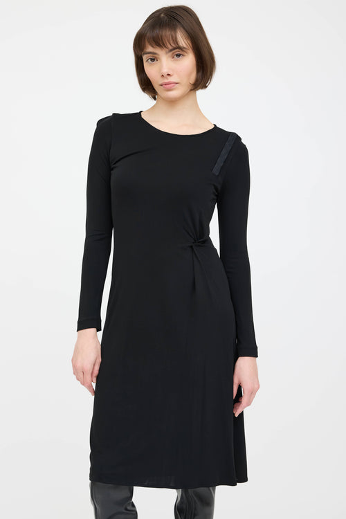 Maison Margiela Gathered Longsleeve Dress