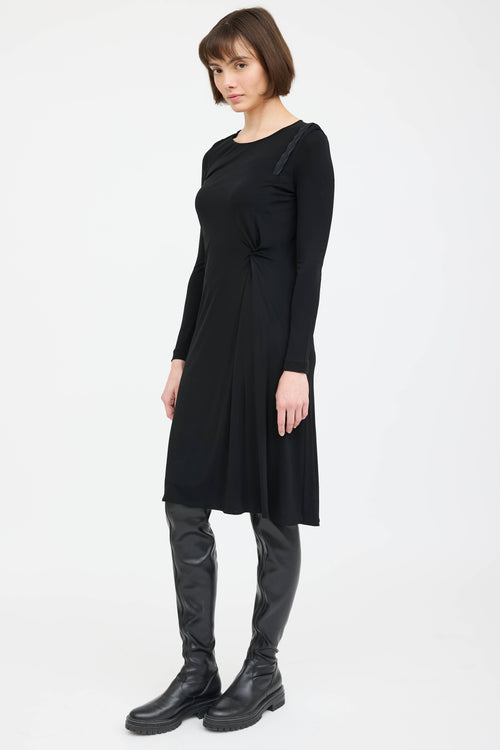 Maison Margiela Gathered Longsleeve Dress