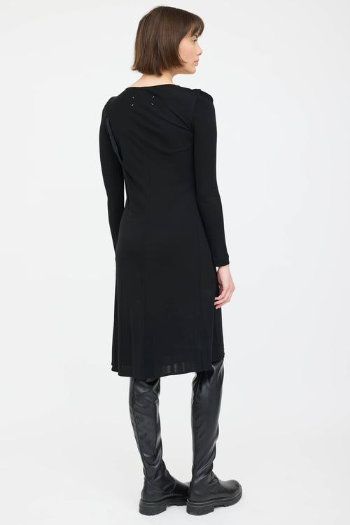 Maison Margiela Gathered Longsleeve Dress