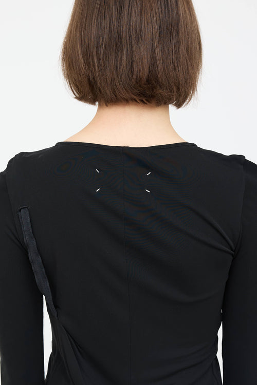 Maison Margiela Gathered Longsleeve Dress