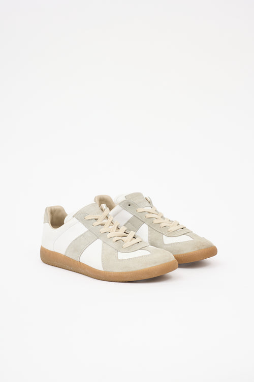 Maison Margiela Leather & Suede Replica Sneaker