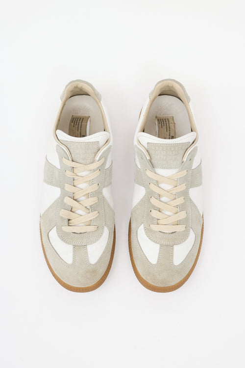 Maison Margiela Leather & Suede Replica Sneaker