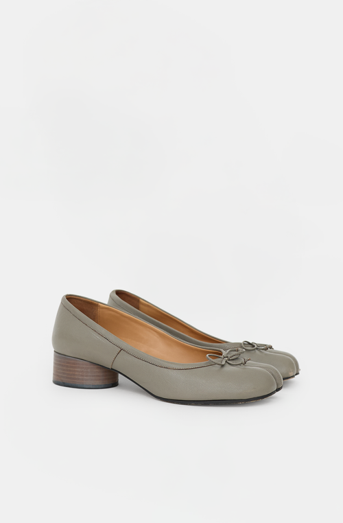 Maison Margiela Leather Tabi Ballet Pump