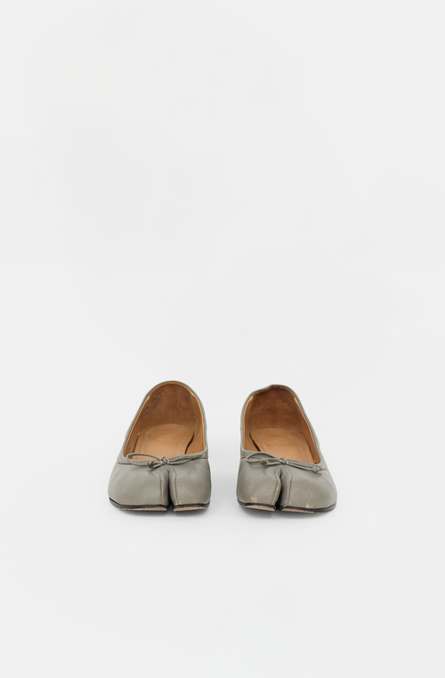 Maison Margiela Leather Tabi Ballet Pump