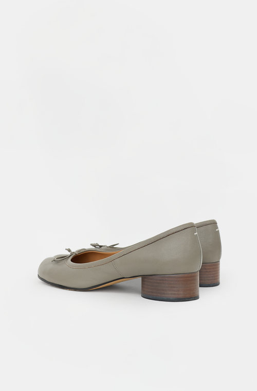 Maison Margiela Leather Tabi Ballet Pump