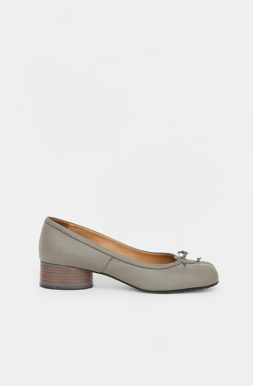 Maison Margiela Leather Tabi Ballet Pump