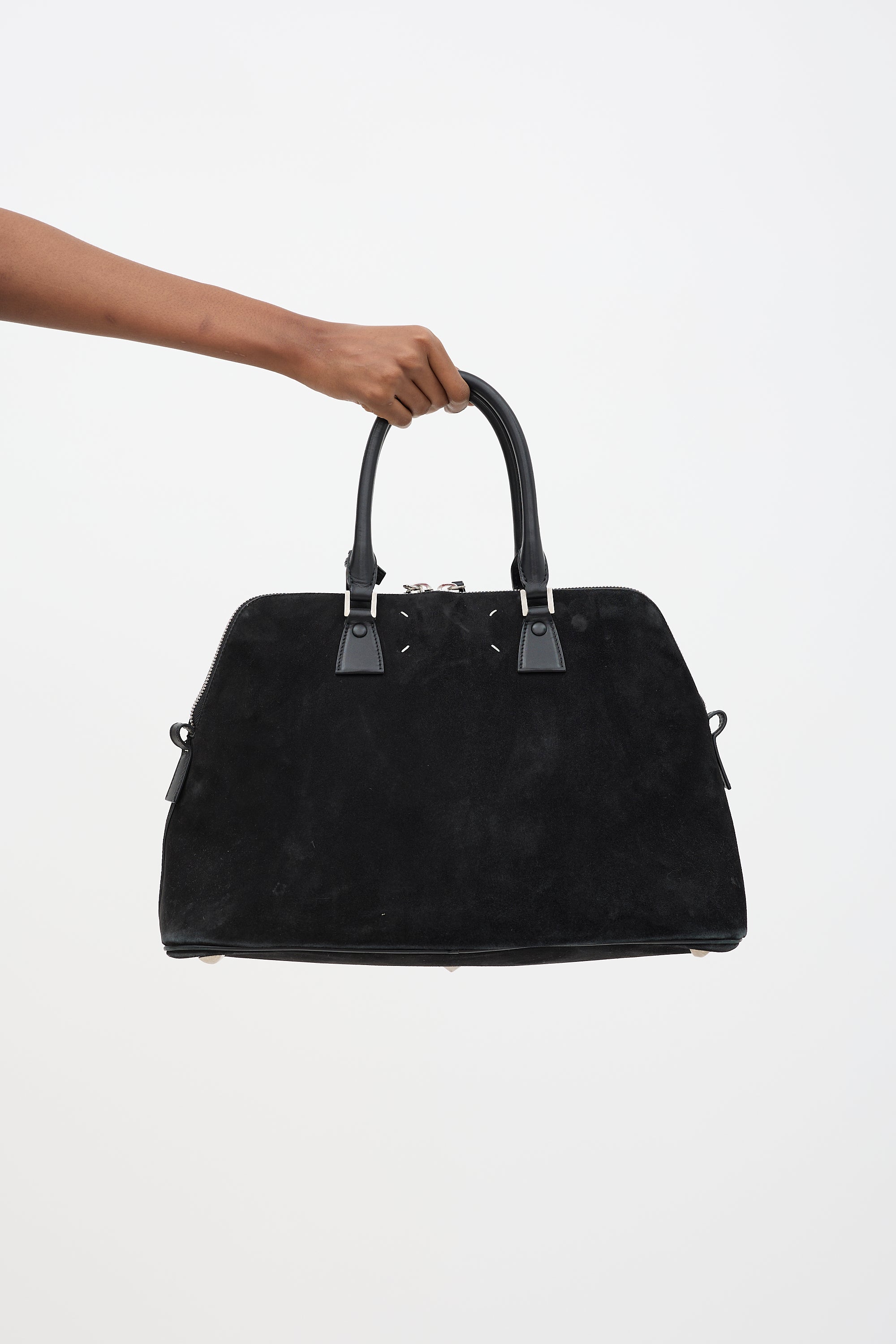 Maison Margiela Suede 5AC Face Bag