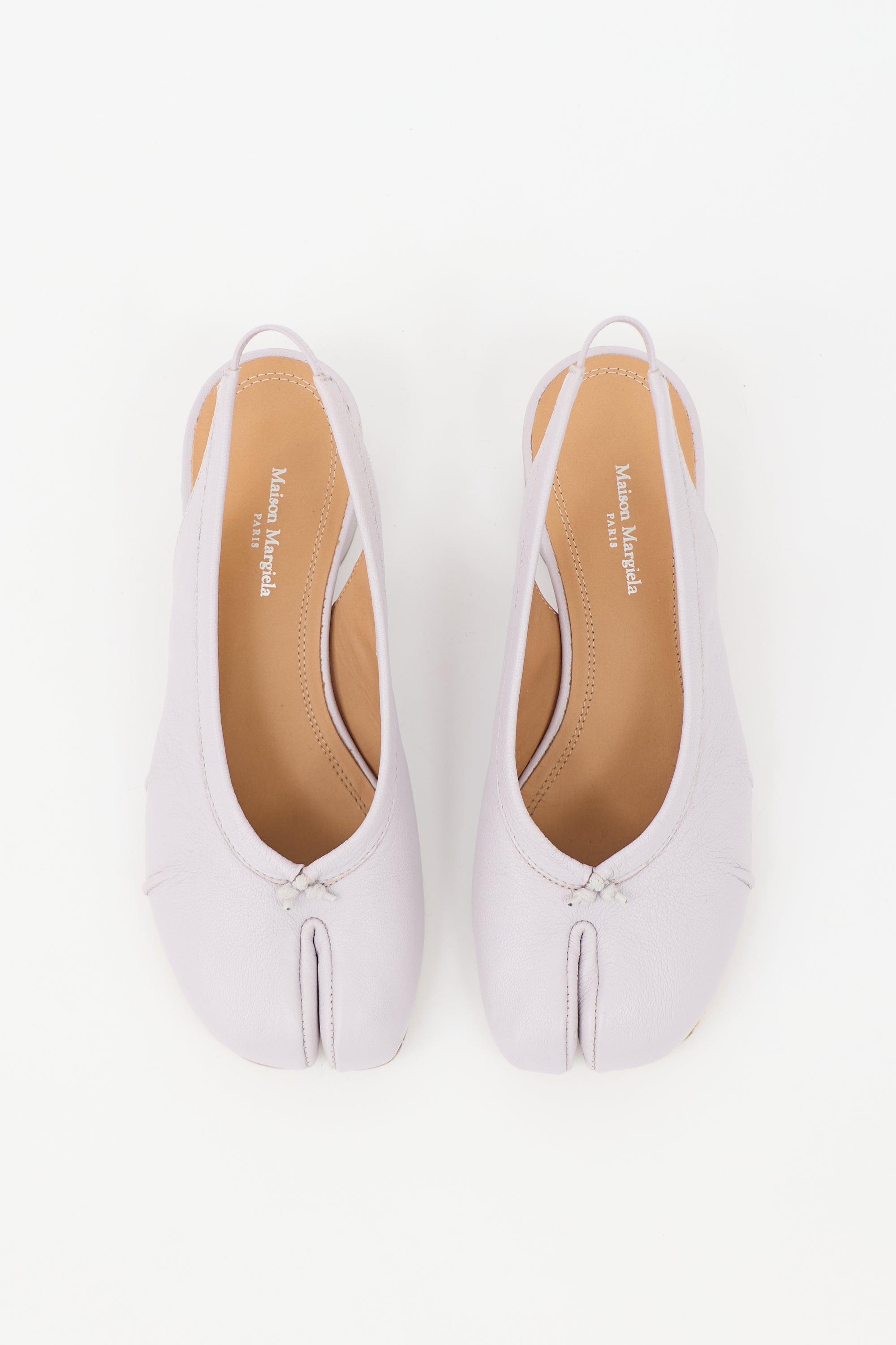Maison Margiela Leather Tabi Slingback Pump
