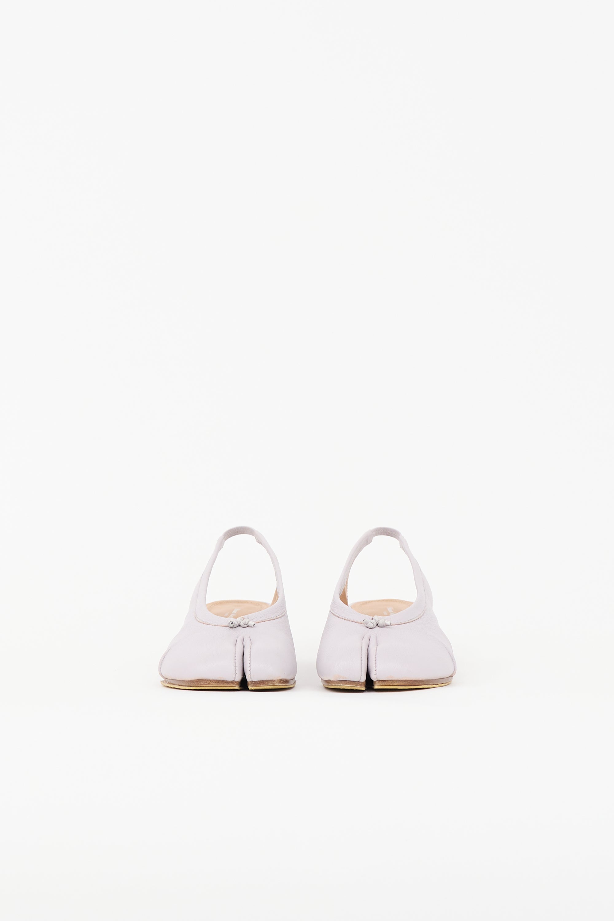 Maison Margiela Leather Tabi Slingback Pump