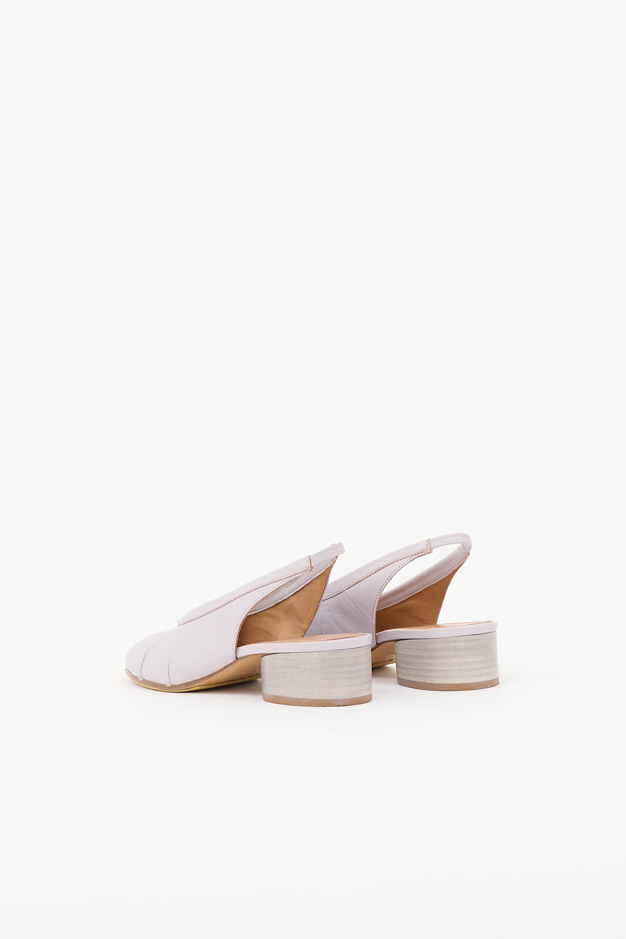 Maison Margiela Leather Tabi Slingback Pump