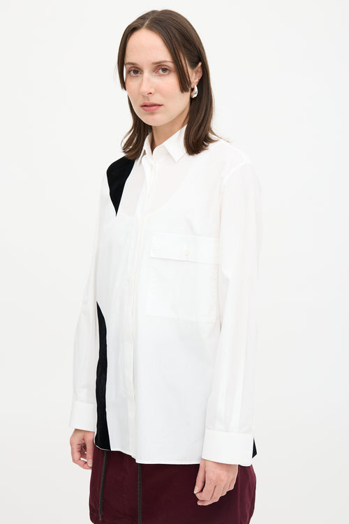 Maison Margiela 2015 Velvet Panel Shirt
