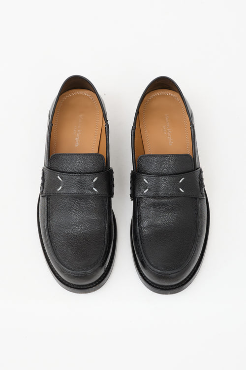 Maison Margiela Grained Leather Stitch Loafer