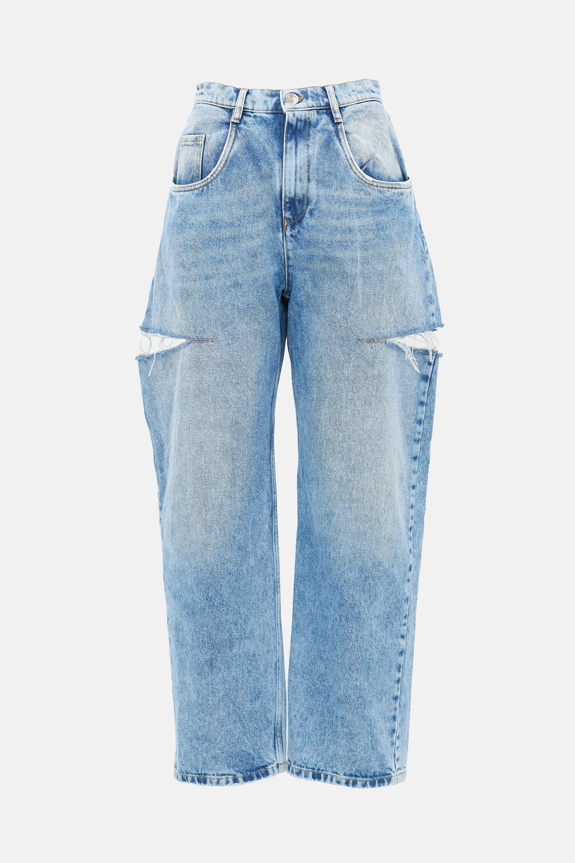 Maison Margiela Mid Wash Distressed Jeans