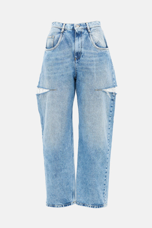 Maison Margiela Mid Wash Distressed Jeans