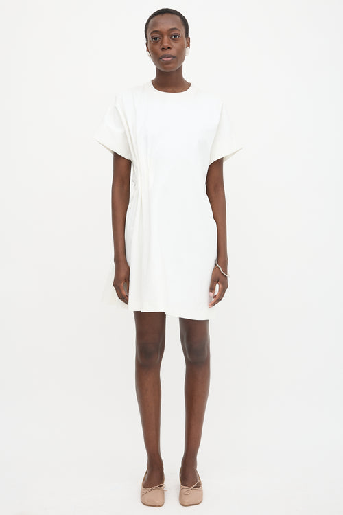 Maison Margiela Pleated T-Shirt Dress