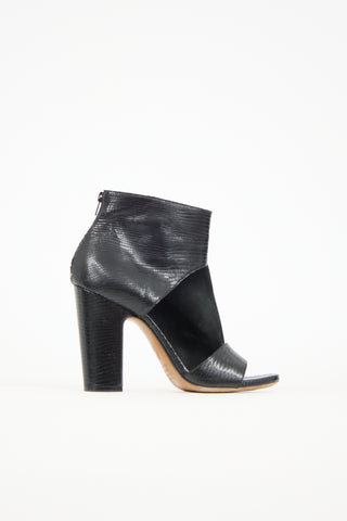 Maison Margiela Textured Leather Cutout Heel