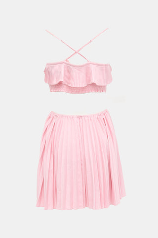 Maje Pleated Mini Dress