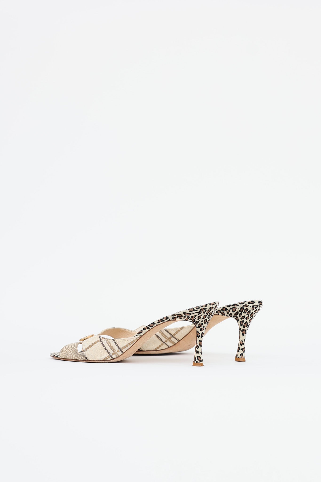 Manolo Blahnik Strappy Mule