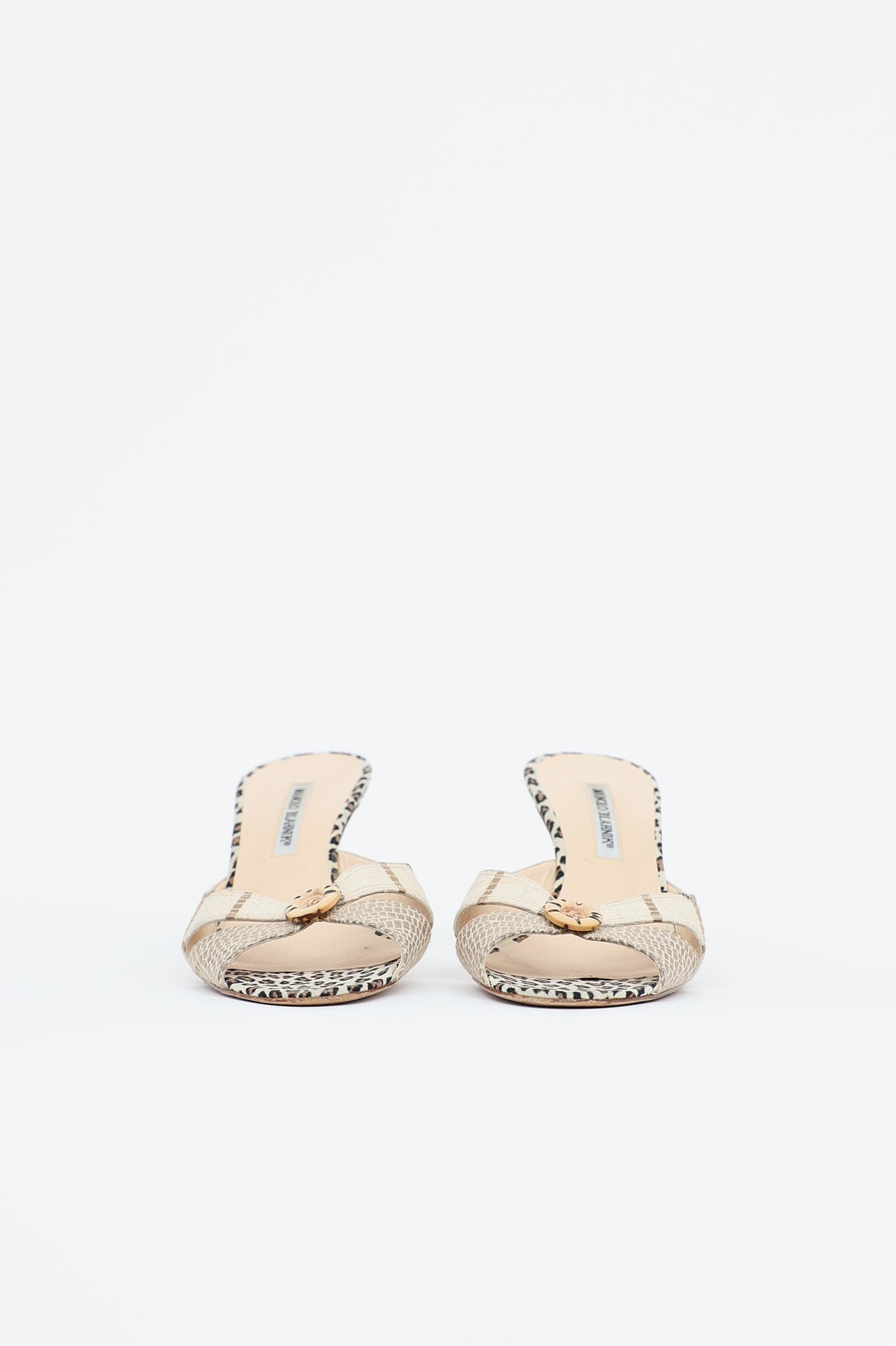Manolo Blahnik Strappy Mule