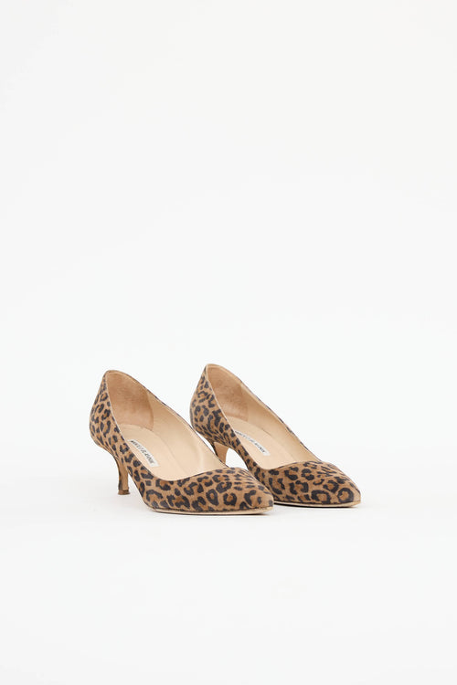 Manolo Blahnik Suede BB Pump