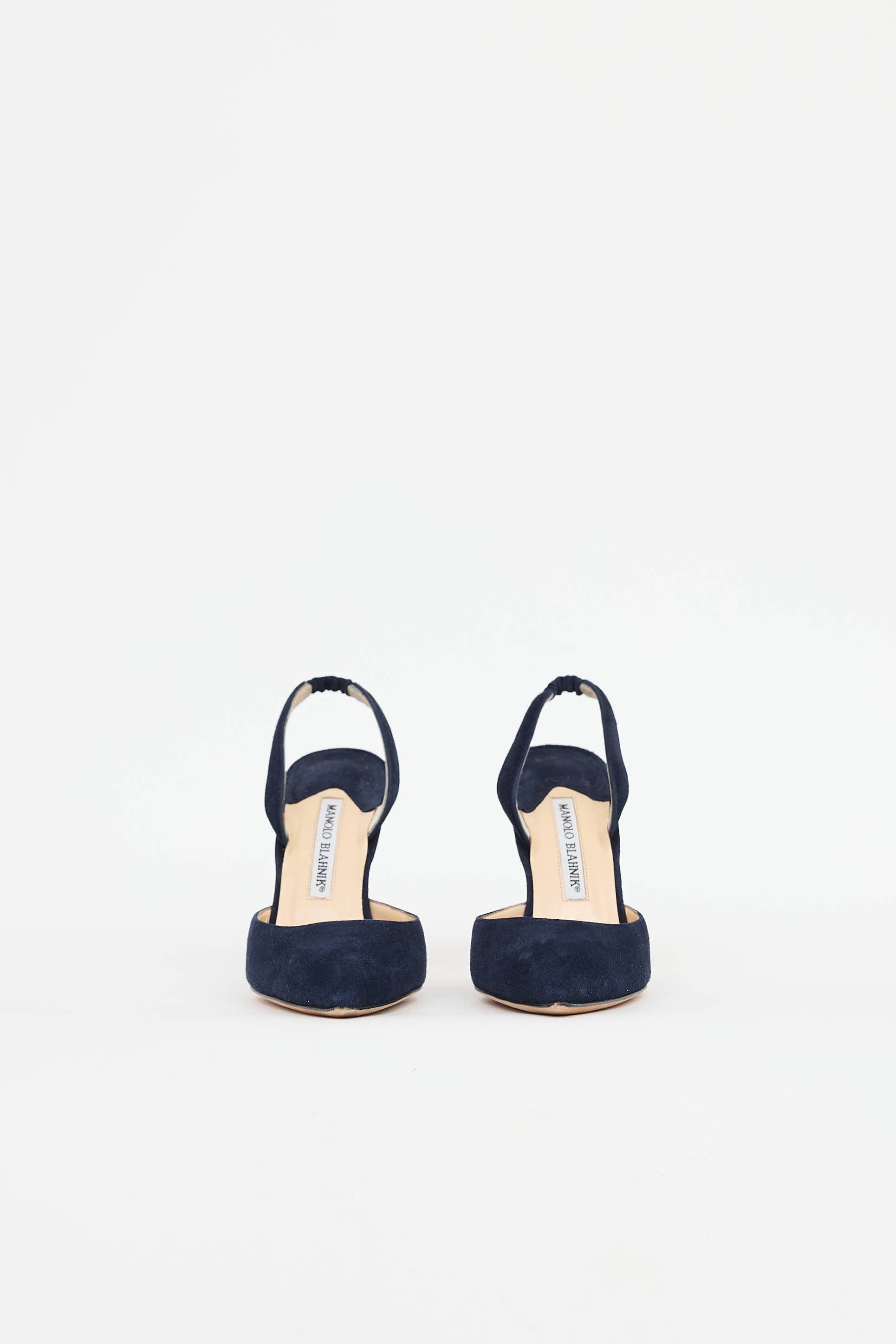Manolo BlahnikSuede Slingback Pump