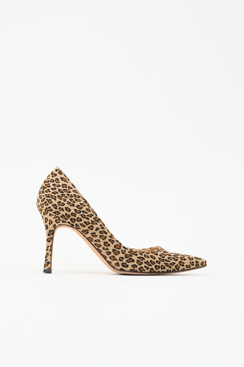 Manolo Blahnik Suede BB Pump