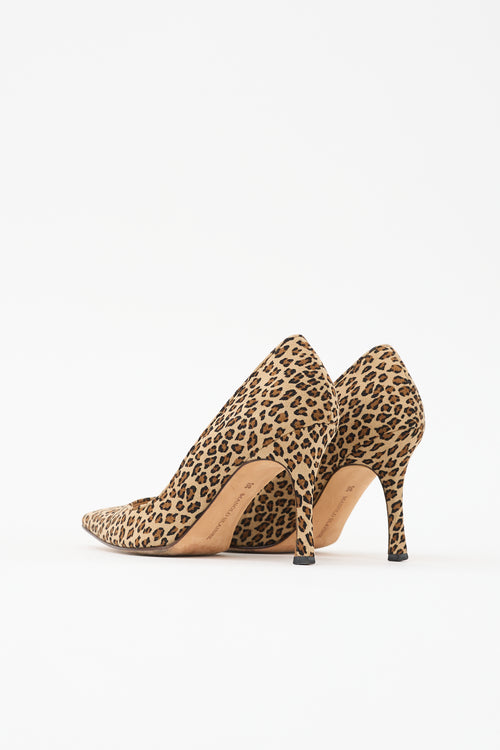 Manolo Blahnik Suede BB Pump